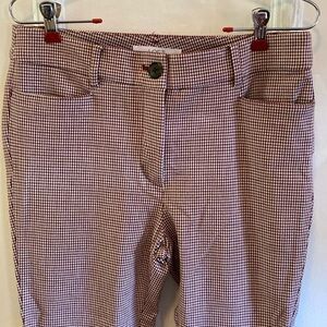 Loft Checkered Pants Size 4